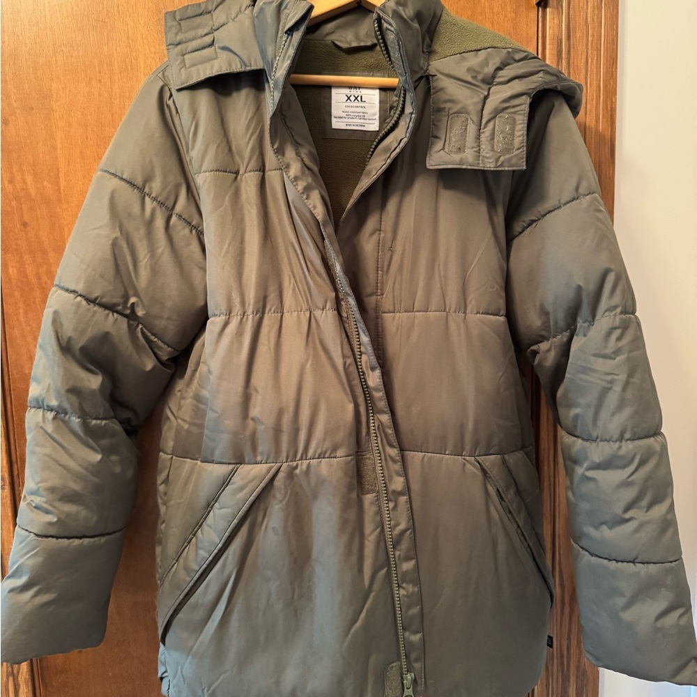 GAP Boys’ Dark Green Puffer Coat